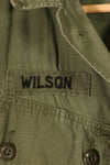 1963–64 Contract, Presumed S-L, 1st Model Jungle Fatigue Jacket with Patches, Used