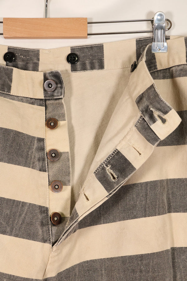 1930's-40's Hollywood Movie Costumes, USA, Prisoner Pants, Used.