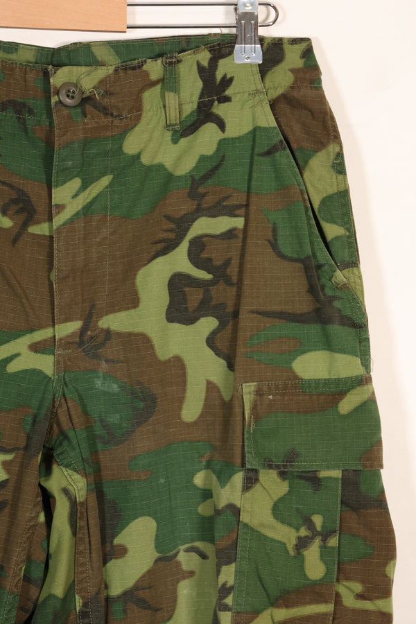 1969 Contract M-L Ripstop Fabric ERDL Leaf Camouflage Pants Used