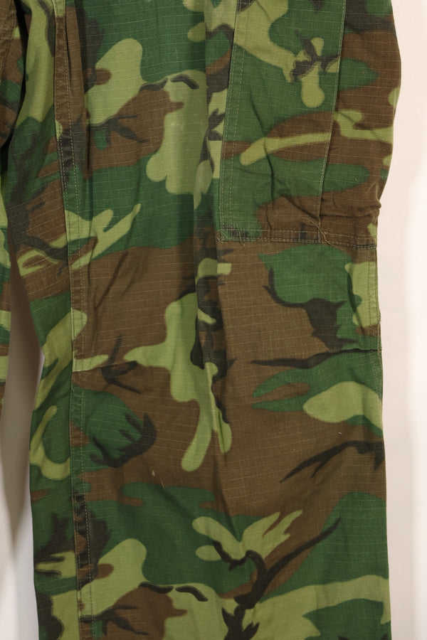 1969 Contract M-L Ripstop Fabric ERDL Leaf Camouflage Pants Used
