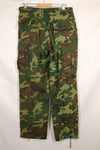 1969 Contract M-L Ripstop Fabric ERDL Leaf Camouflage Pants Used