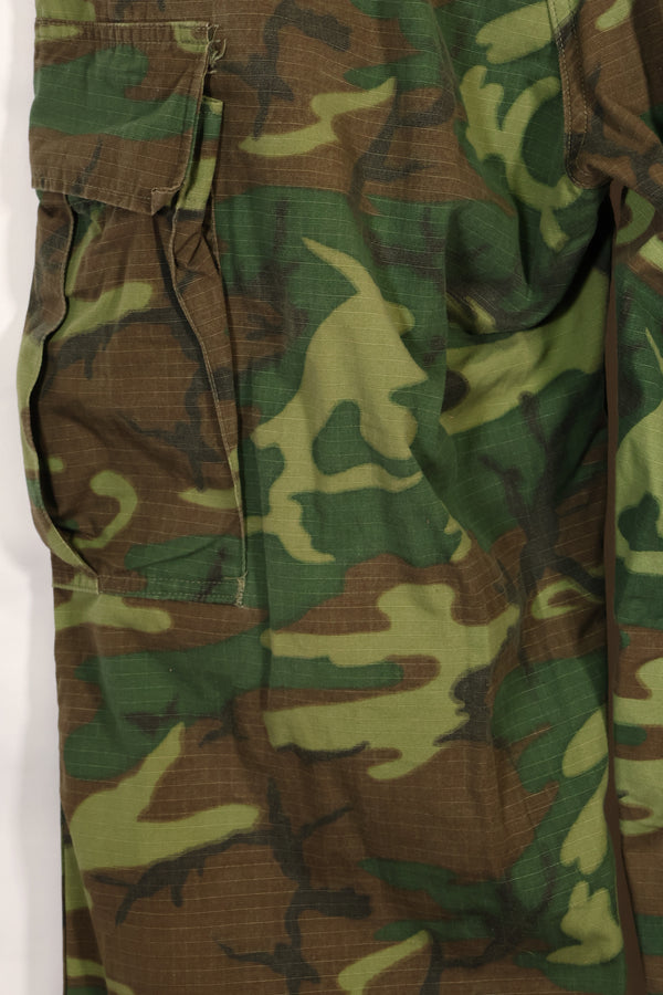 1969 Contract M-L Ripstop Fabric ERDL Leaf Camouflage Pants Used