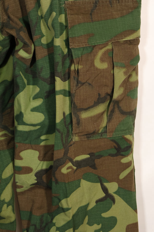 1969 Contract M-L Ripstop Fabric ERDL Leaf Camouflage Pants Used