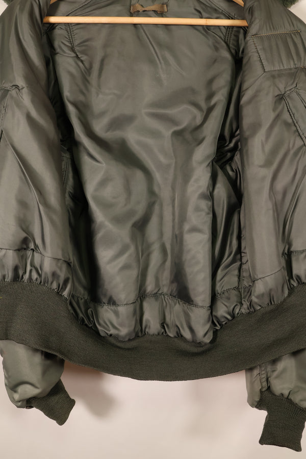 Early 1950s; Estimated size: LARGE or approximately 44; U.S. Air Force; B-15D; Intermediate Flight Jacket; Used