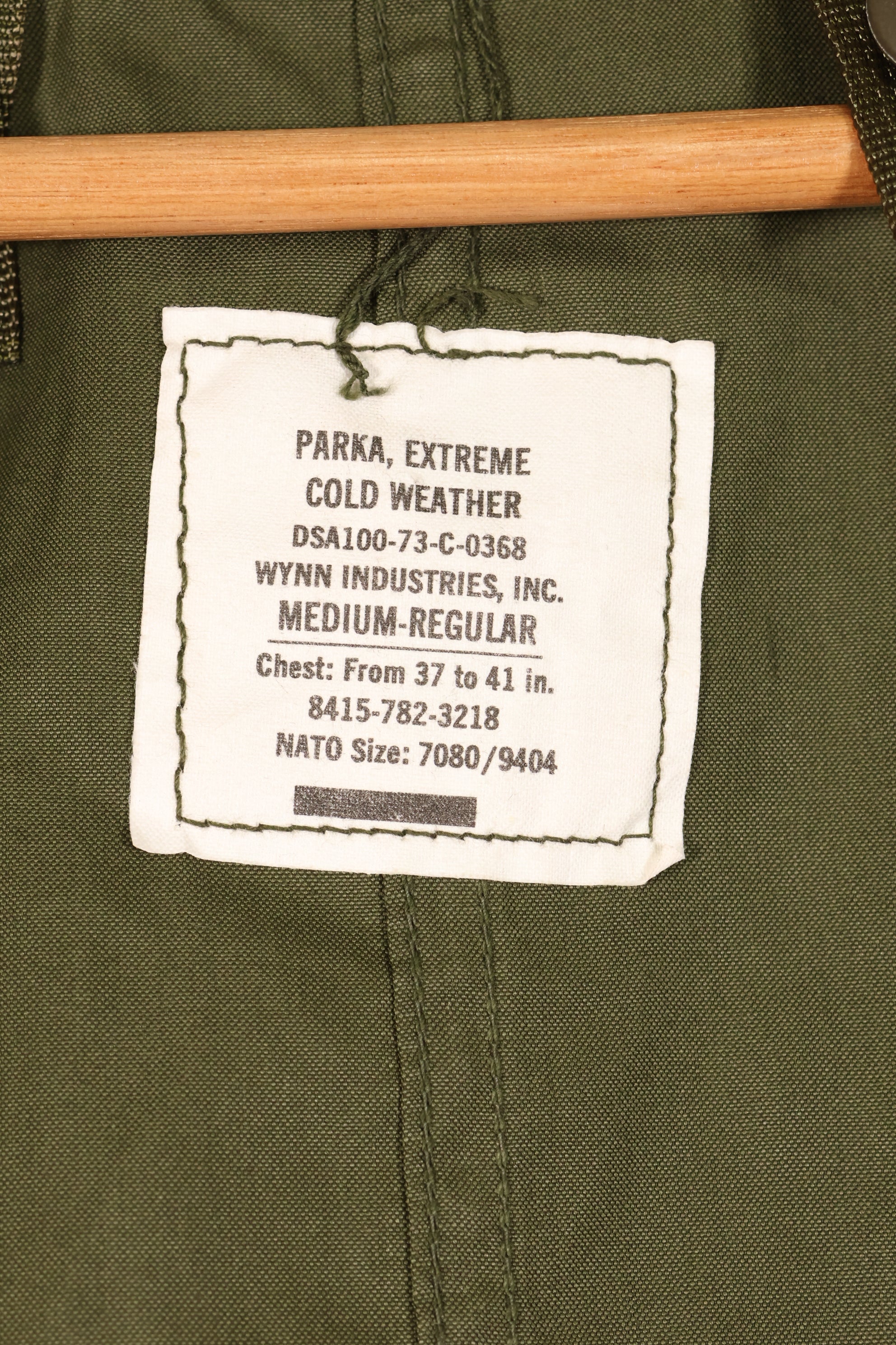 1973 Contract M-R M65 Field Parka Fishtail Parka, almost unused, no hood.