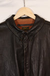 2000's size 44 Real McCoys A-2 flight jacket, repaired, used