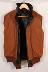 2000's size 44 Real McCoys A-2 flight jacket, repaired, used