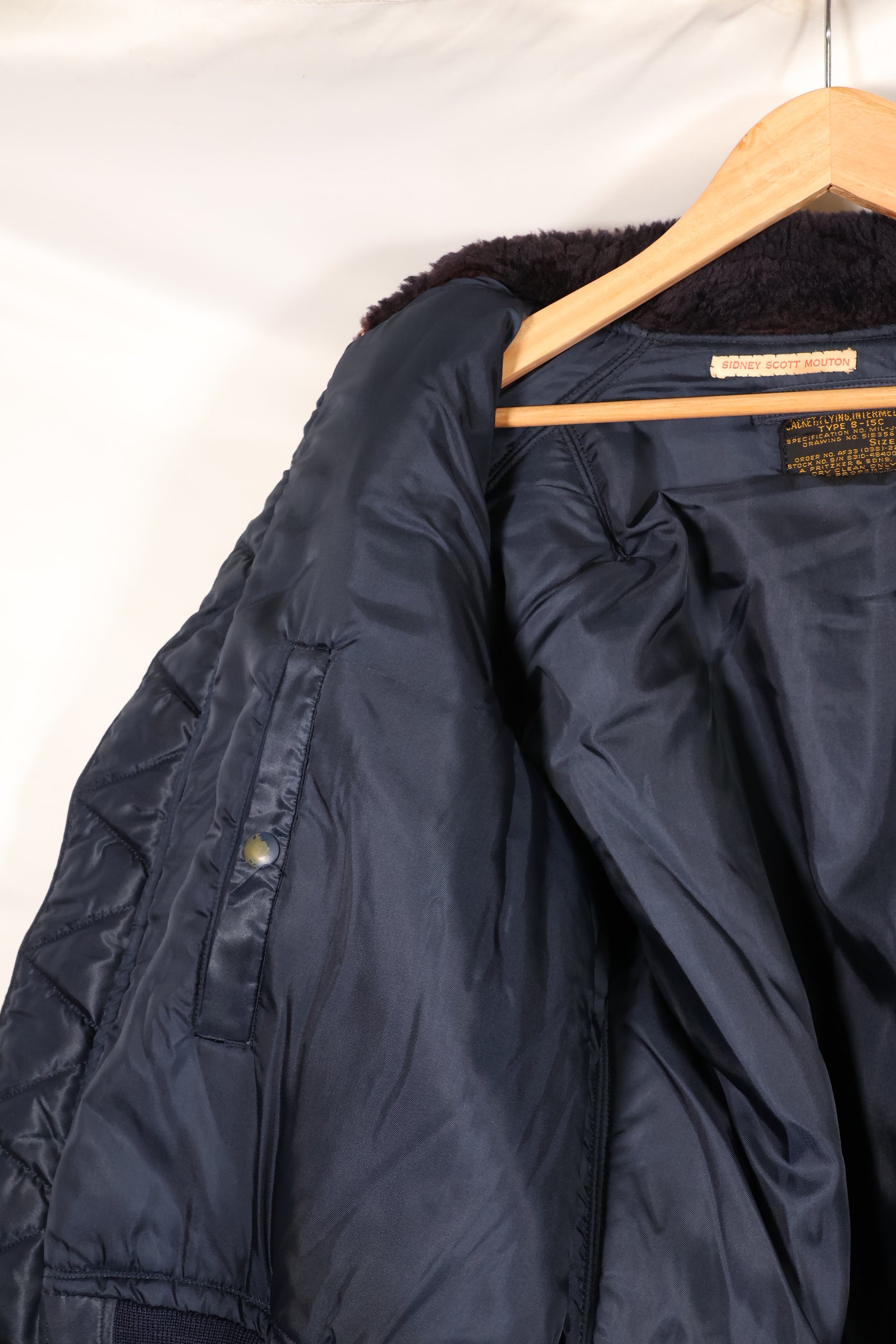 Early 1950s 38 USAF B-15C Flight Jacket Intermediate Zone Used