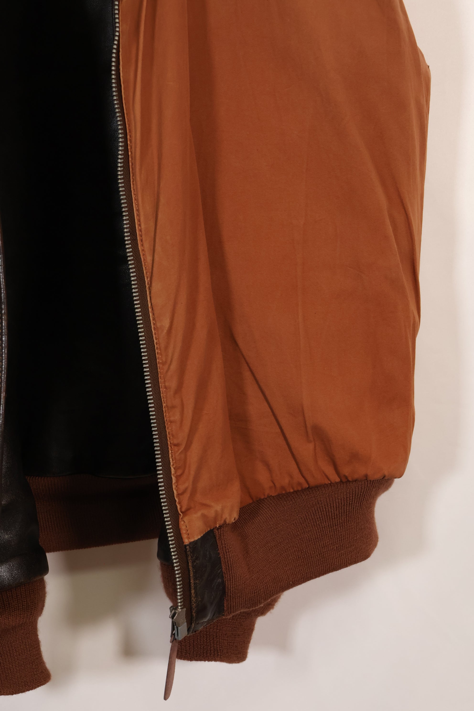 2000's size 44 Real McCoys A-2 flight jacket, repaired, used
