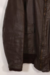 1969 Contract Size 46 US Navy G-1 Flight Jacket Heli Pilot Modified Rare Piece Used