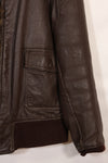 1969 Contract Size 46 US Navy G-1 Flight Jacket Heli Pilot Modified Rare Piece Used