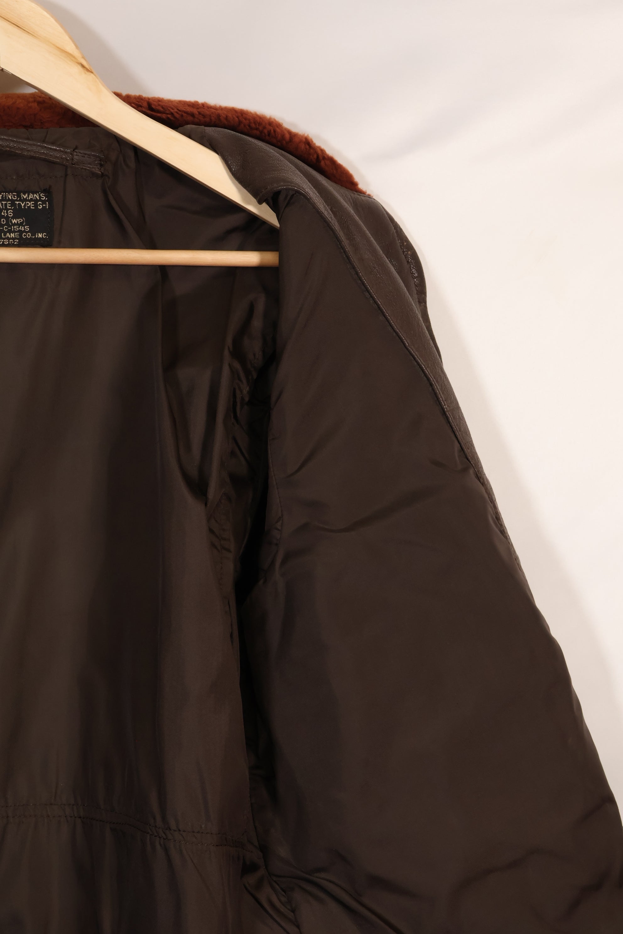 1969 Contract Size 46 US Navy G-1 Flight Jacket Heli Pilot Modified Rare Piece Used