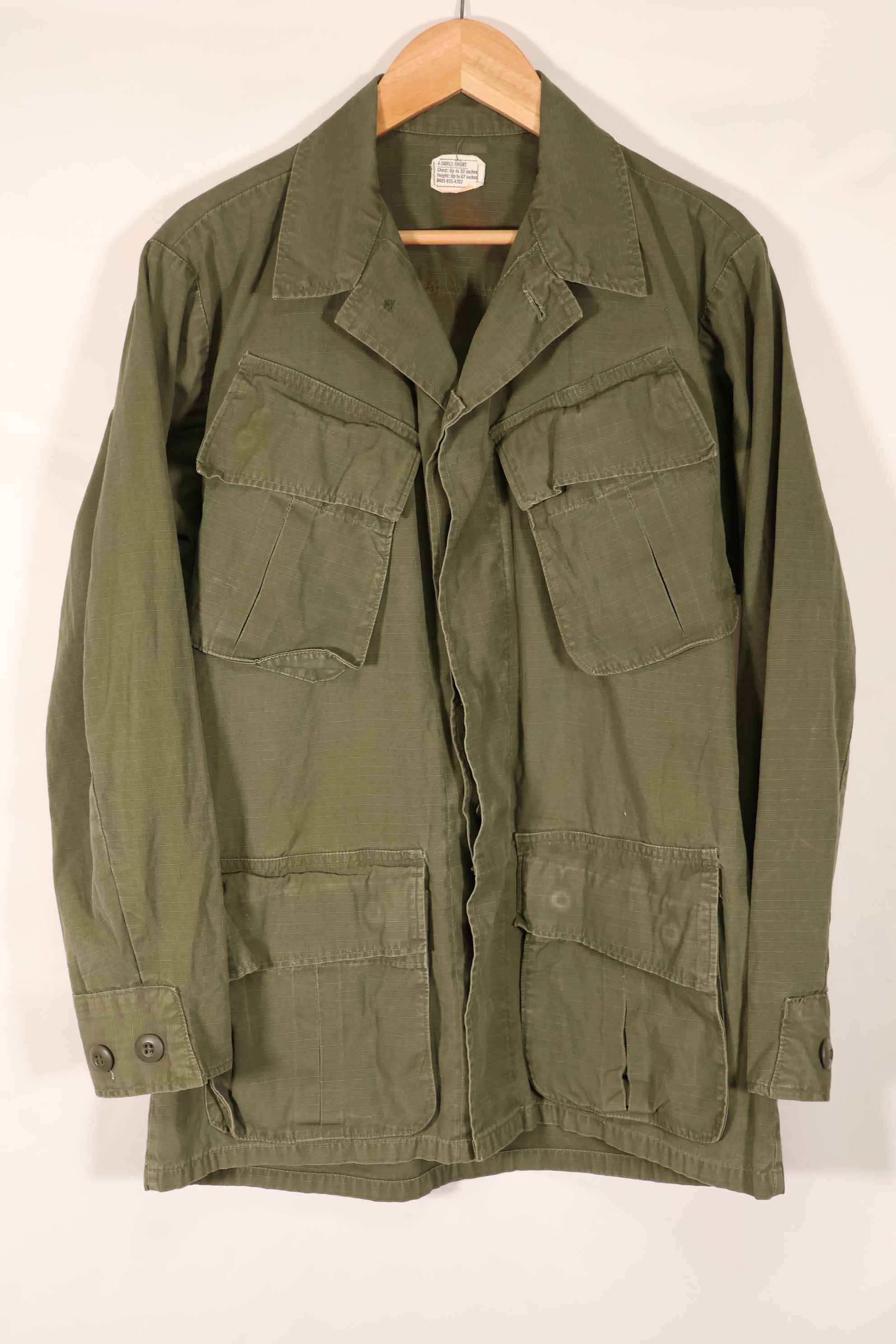 Real 1969 4th Model Jungle Fatigue Jacket X-S-S Used