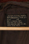 1969 Contract Size 46 US Navy G-1 Flight Jacket Heli Pilot Modified Rare Piece Used
