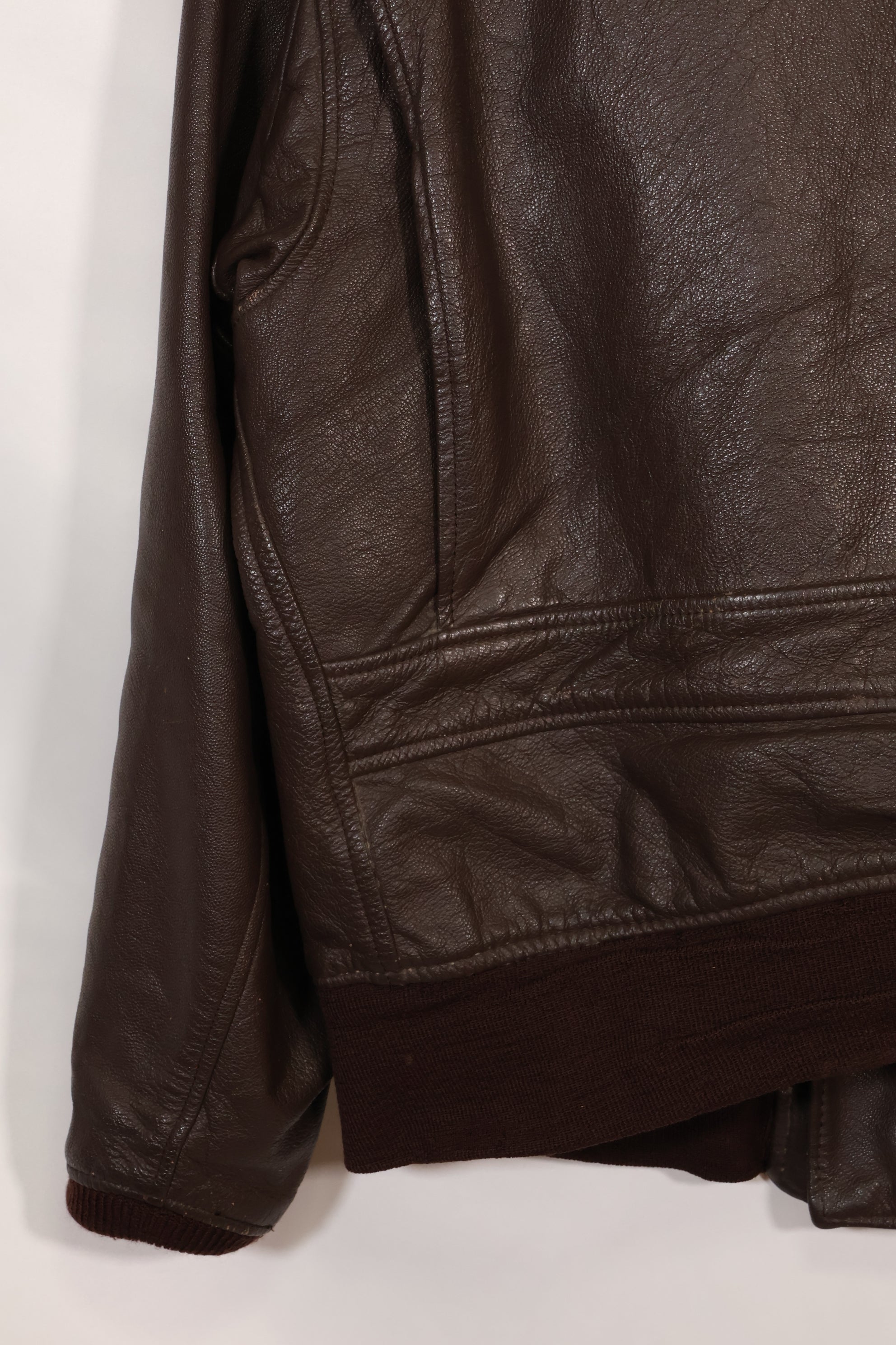 1969 Contract Size 46 US Navy G-1 Flight Jacket Heli Pilot Modified Rare Piece Used
