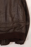 1969 Contract Size 46 US Navy G-1 Flight Jacket Heli Pilot Modified Rare Piece Used