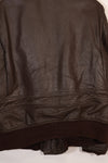 1969 Contract Size 46 US Navy G-1 Flight Jacket Heli Pilot Modified Rare Piece Used