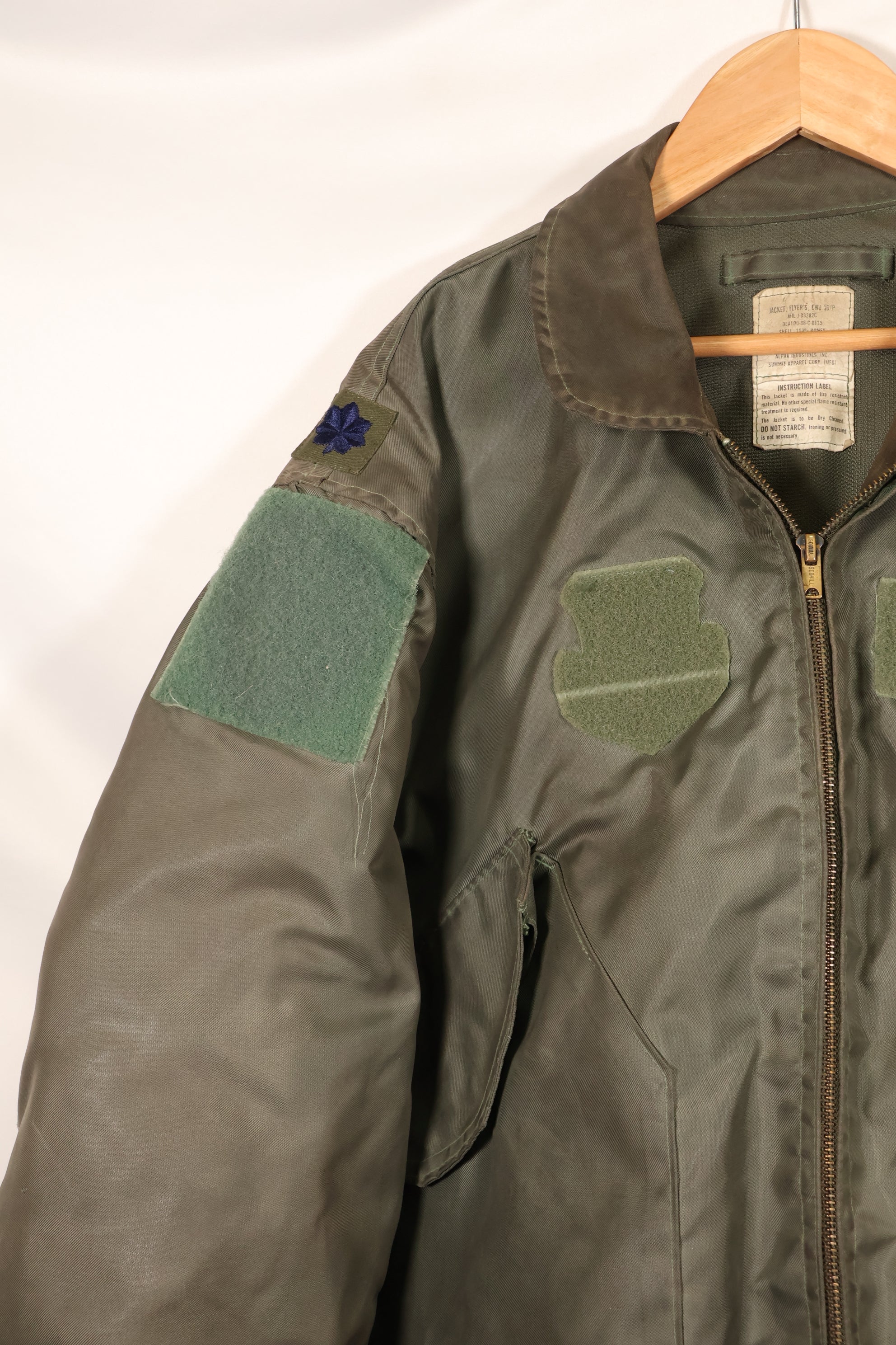 1988 Contract LARGE USAF CWU-36P Flight Jacket Light Zone Used