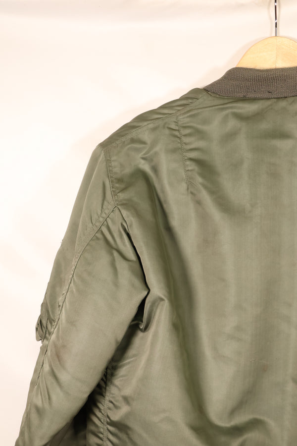 1970 Contract, MEDIUM, U.S. Air Force (USAF), MA-1 Flight Jacket, Good Condition, Used
