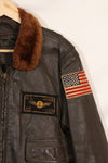 1968 contract size 42 US Navy G-1 flight jacket FAIRECONRON ONE used