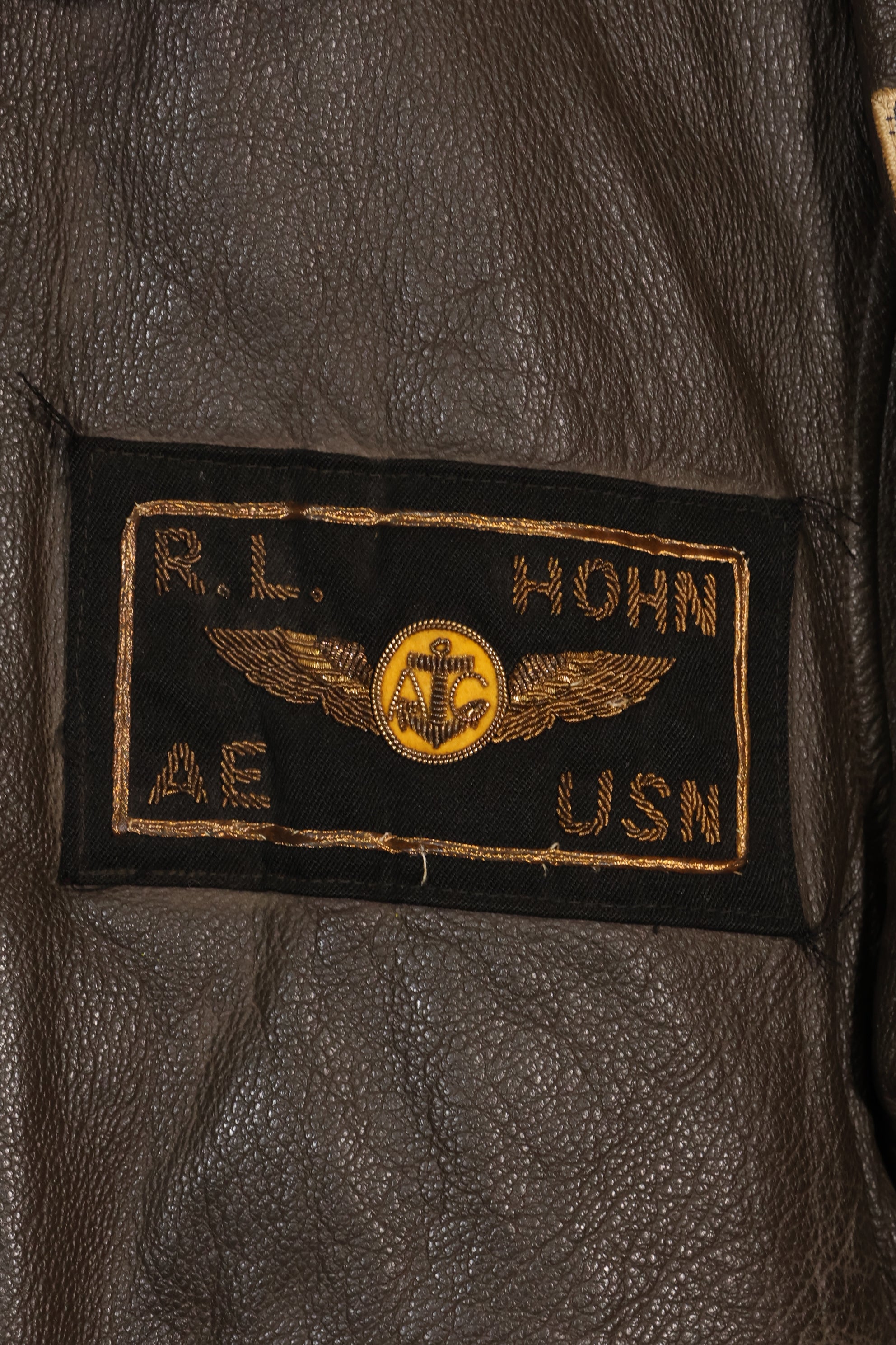 1968 contract size 42 US Navy G-1 flight jacket FAIRECONRON ONE used