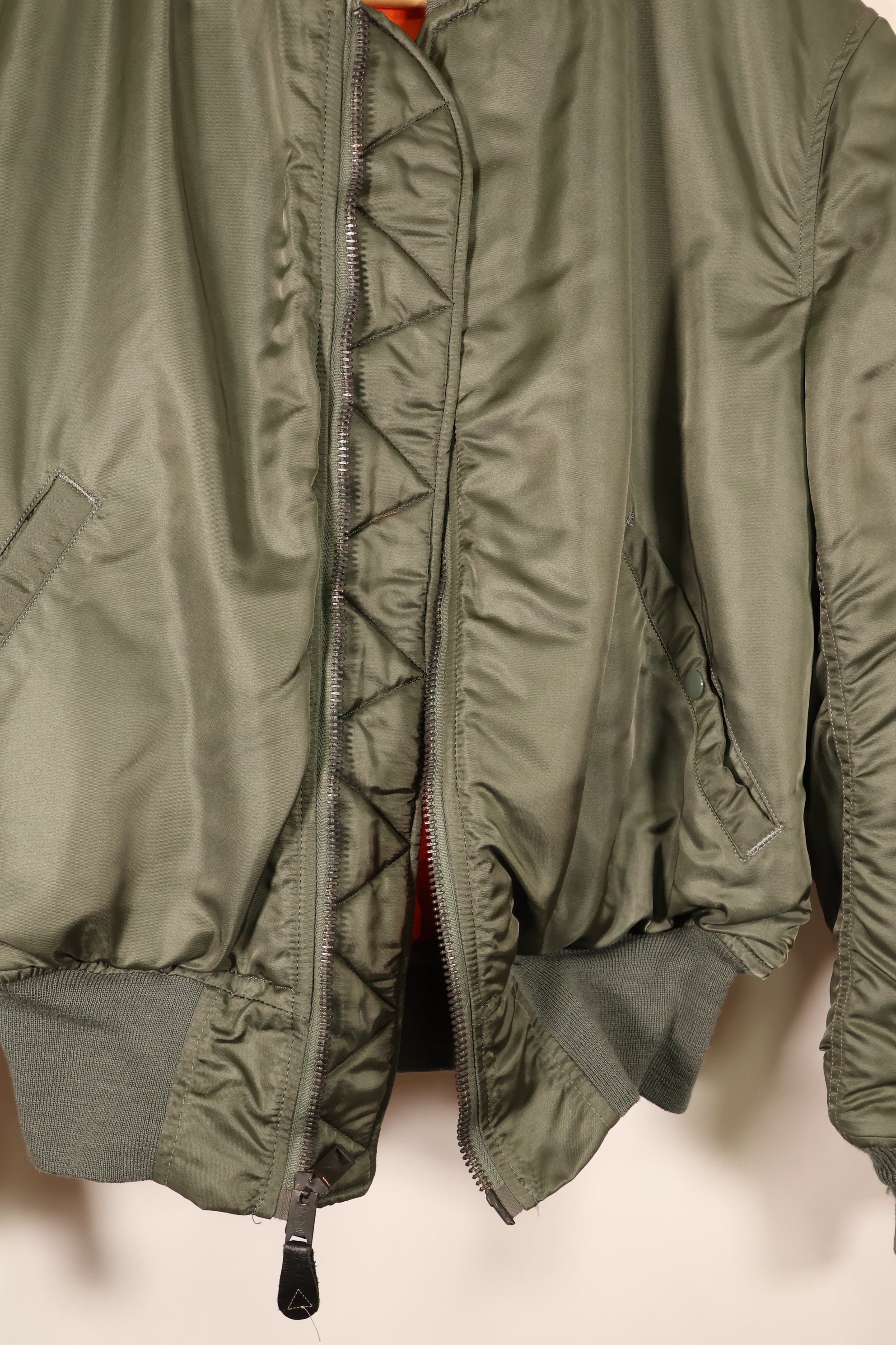 1966 Contract, LARGE, U.S. Air Force (USAF), MA-1 Flight Jacket, Virtually Unused, Good Condition