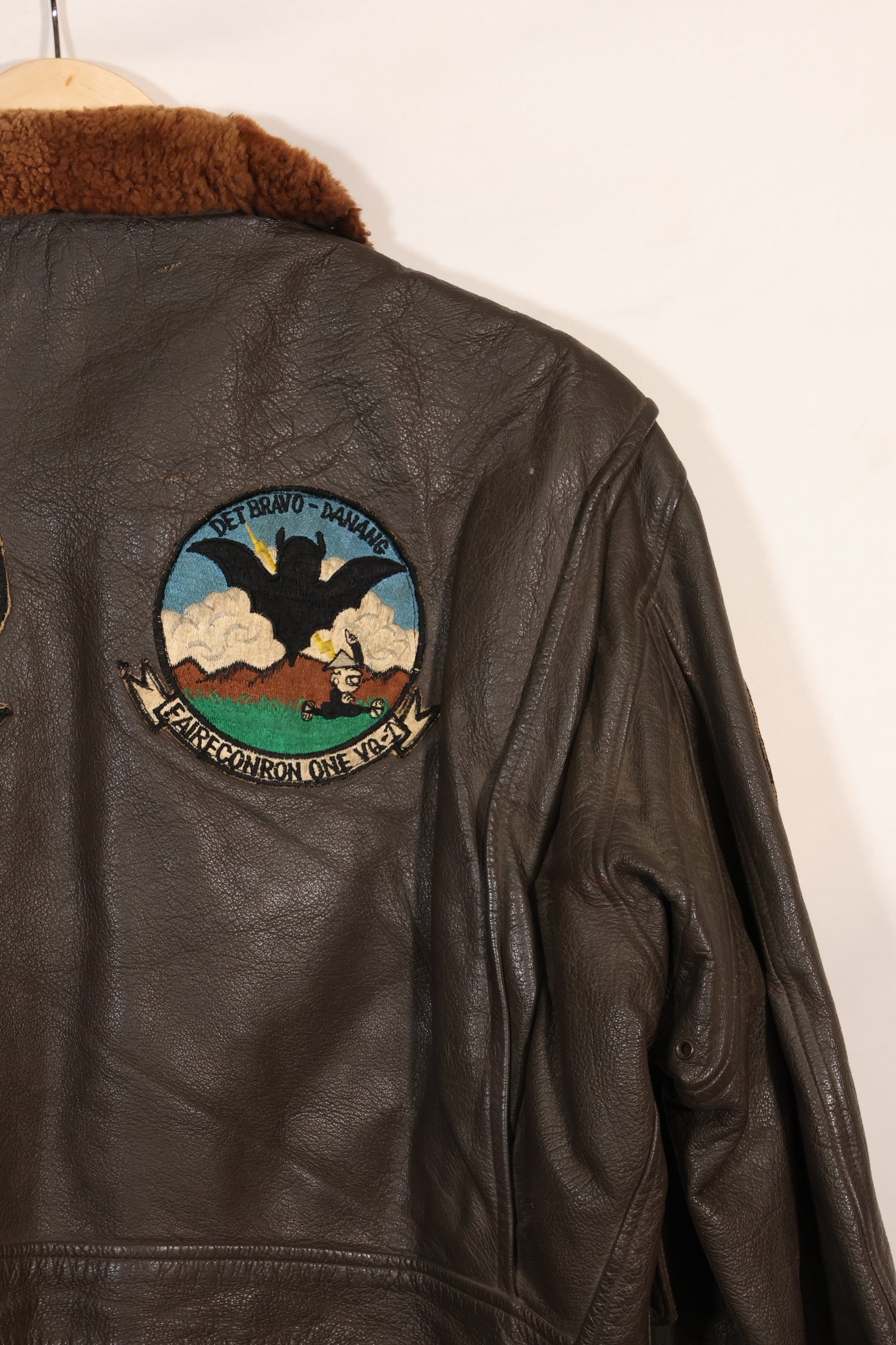 1968 contract size 42 US Navy G-1 flight jacket FAIRECONRON ONE used