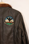1968 contract size 42 US Navy G-1 flight jacket FAIRECONRON ONE used