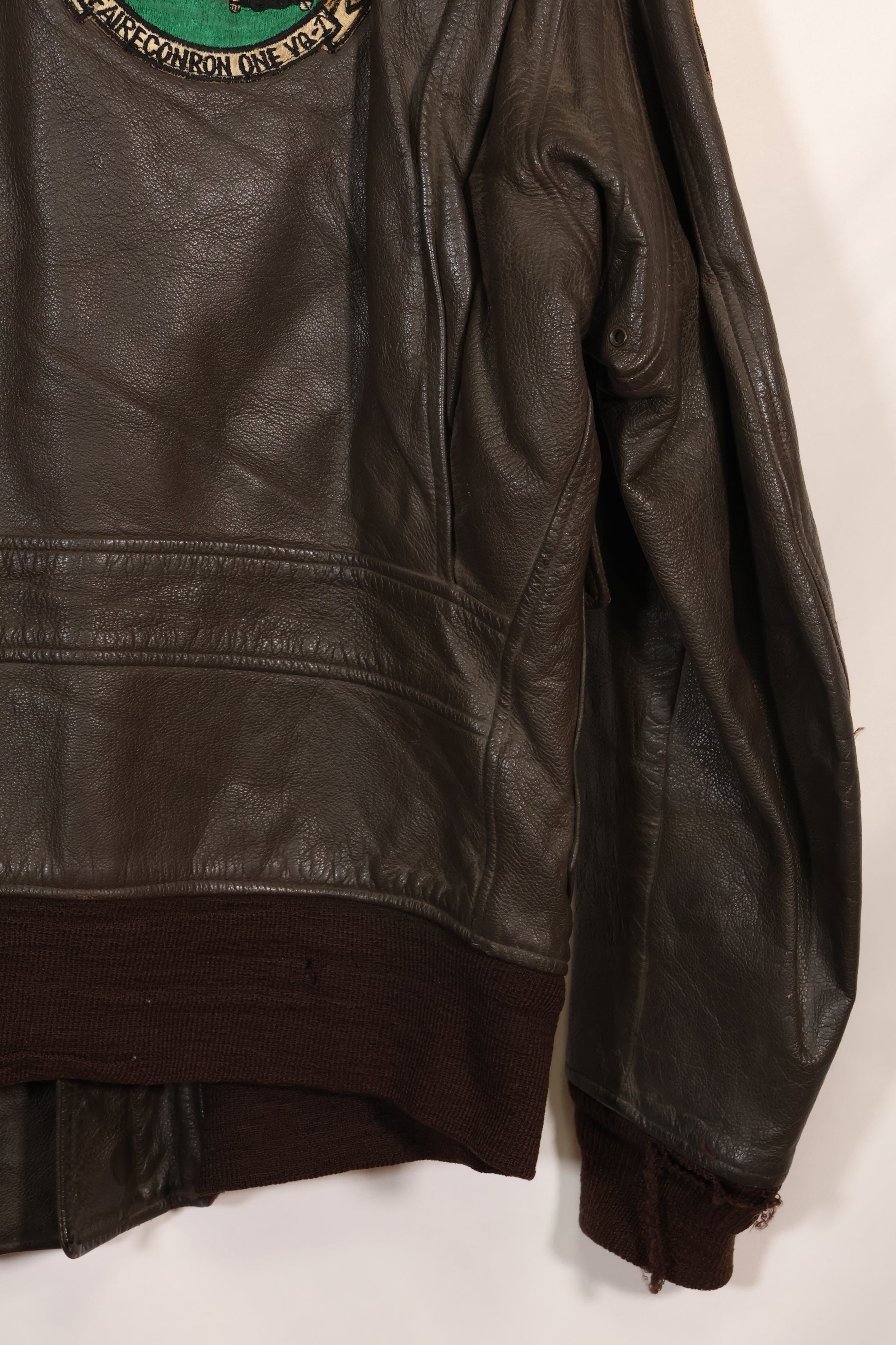 1968 contract size 42 US Navy G-1 flight jacket FAIRECONRON ONE used