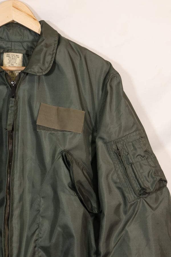 1977 LARGE Deadstock U.S. Navy CWU-36P Flight Jacket