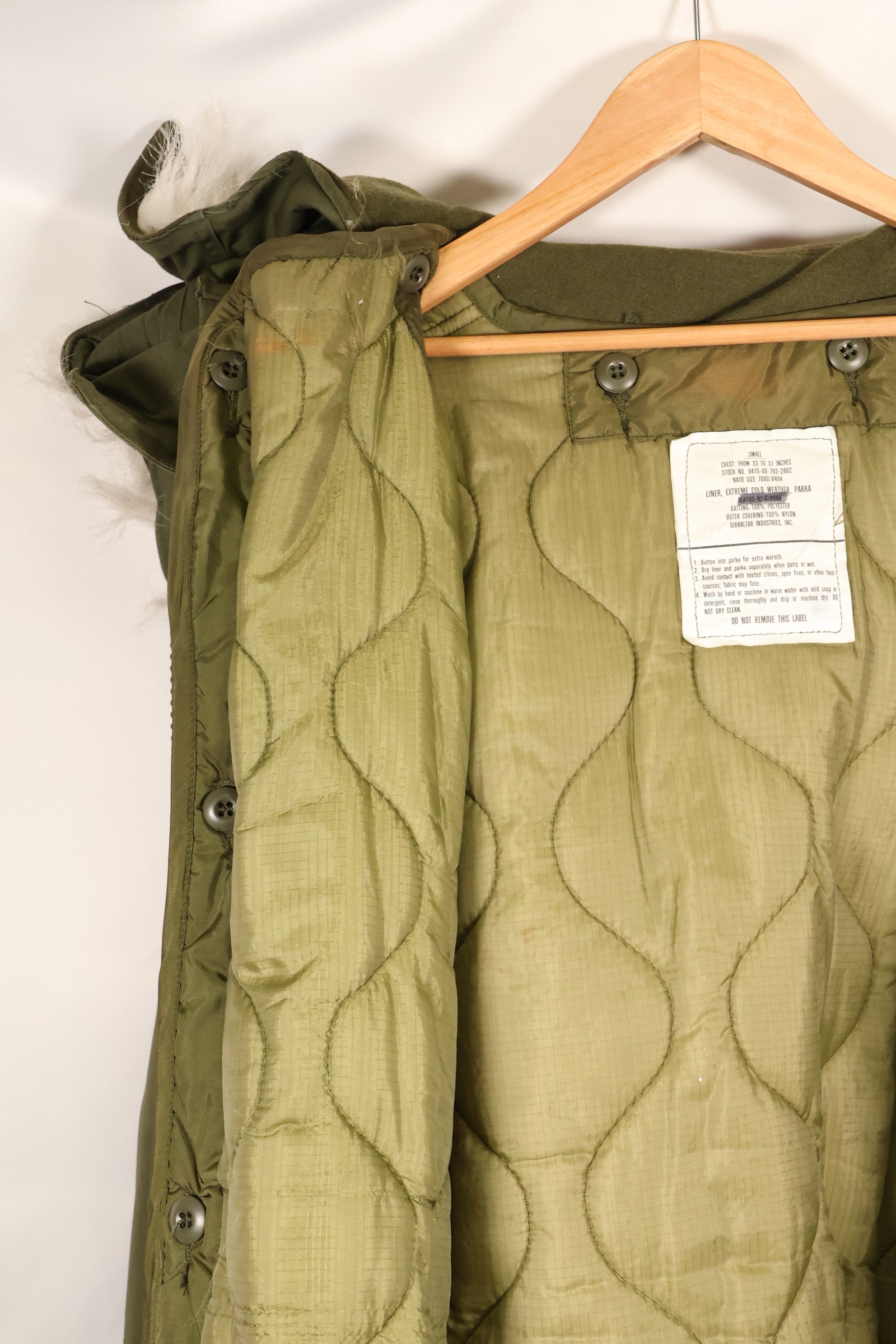 Multiple age lot M65 field parka fishtail parka, used in good condition.
