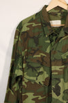 Circa 1967 L-R Non Ripstop Early Print ERDL Fatigue Jacket Used