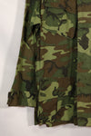 Circa 1967 L-R Non Ripstop Early Print ERDL Fatigue Jacket Used