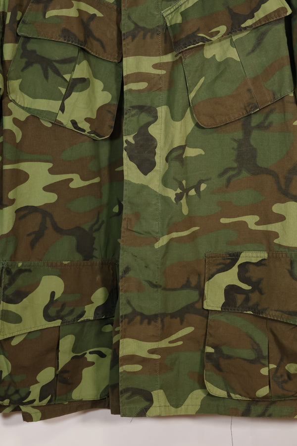 Circa 1967 L-R Non Ripstop Early Print ERDL Fatigue Jacket Used