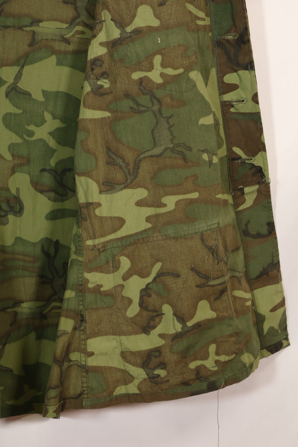 Circa 1967 L-R Non Ripstop Early Print ERDL Fatigue Jacket Used