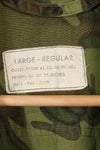 Circa 1967 L-R Non Ripstop Early Print ERDL Fatigue Jacket Used