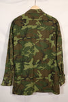 Circa 1967 L-R Non Ripstop Early Print ERDL Fatigue Jacket Used