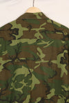 Circa 1967 L-R Non Ripstop Early Print ERDL Fatigue Jacket Used