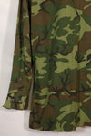 Circa 1967 L-R Non Ripstop Early Print ERDL Fatigue Jacket Used