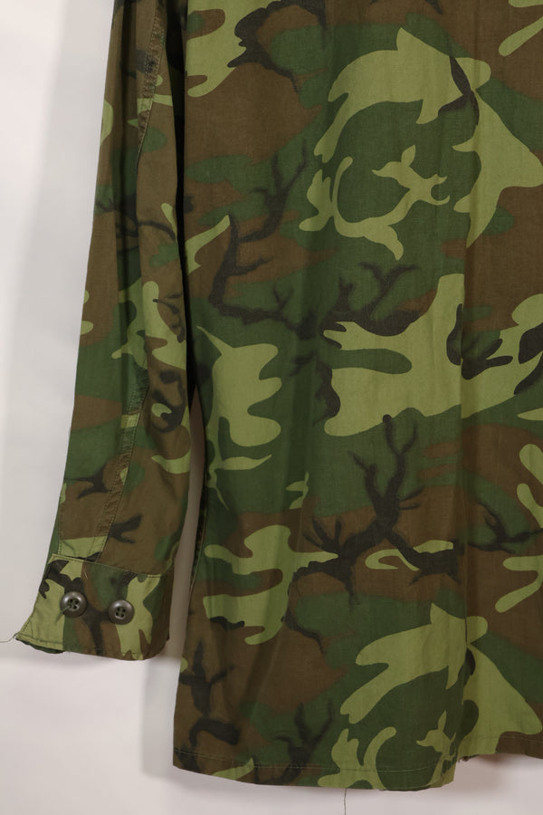 Circa 1967 L-R Non Ripstop Early Print ERDL Fatigue Jacket Used