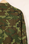 Circa 1967 L-R Non Ripstop Early Print ERDL Fatigue Jacket Used
