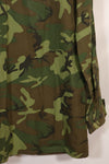 Circa 1967 L-R Non Ripstop Early Print ERDL Fatigue Jacket Used