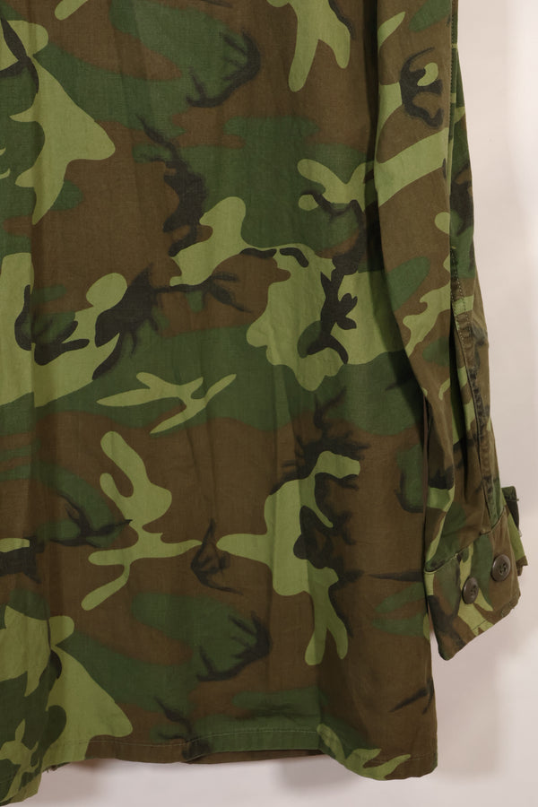 Circa 1967 L-R Non Ripstop Early Print ERDL Fatigue Jacket Used
