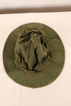 Authentic Fabric: South Vietnamese Marine Corps (VNMC) 3rd Pattern Transition-Period Fabric, Tiger Stripe Boonie Hat Replica
