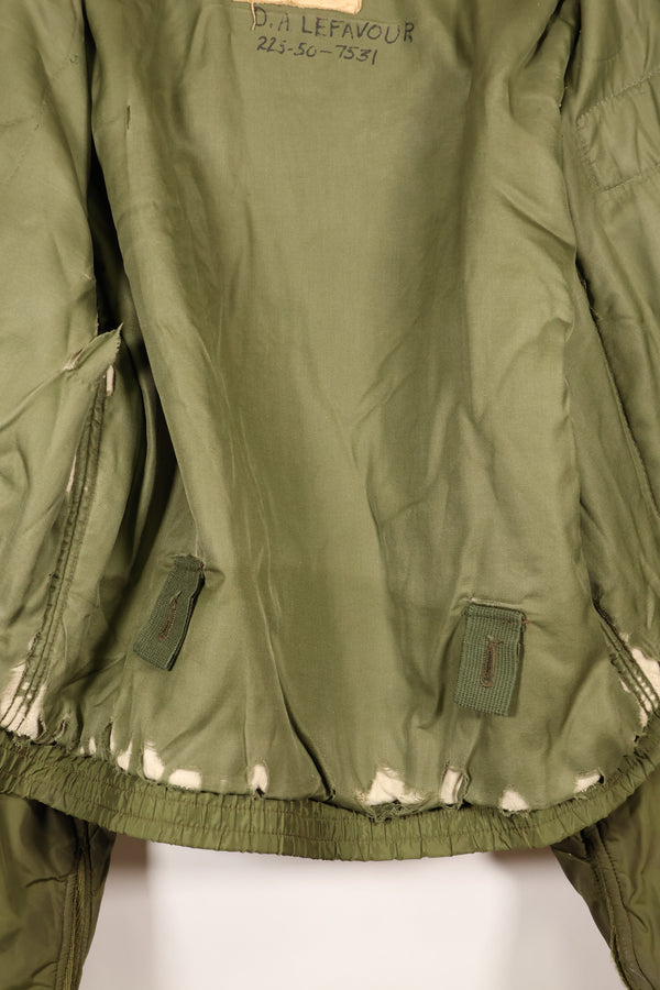 1972年契約　44R　アメリカ海軍　冬季用フライトジャケット　WEPジャケット　中古品