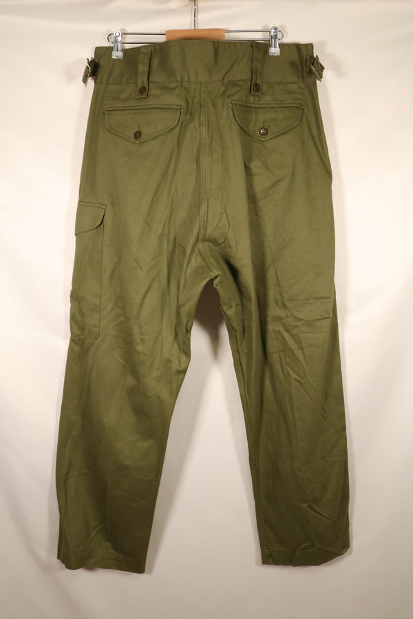 1967 Contract, Size 14, Australian Army, OD Utility Pants, Virtually Unused　