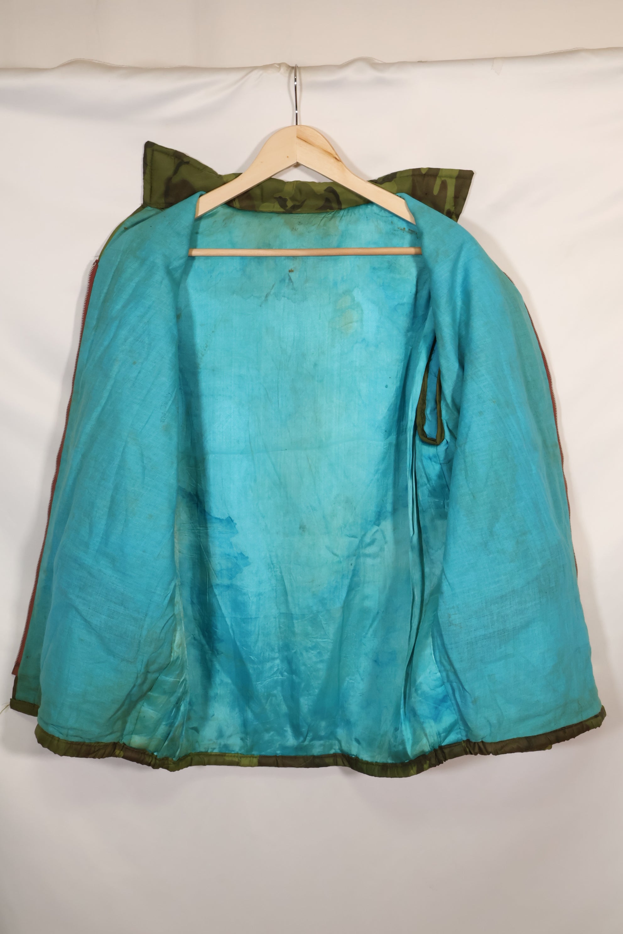 1970-71 large size Vietnam War camouflage poncho tour jacket DA NANG used