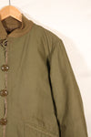 1940s WWII M-43 Field Jacket with thermal liner, used.