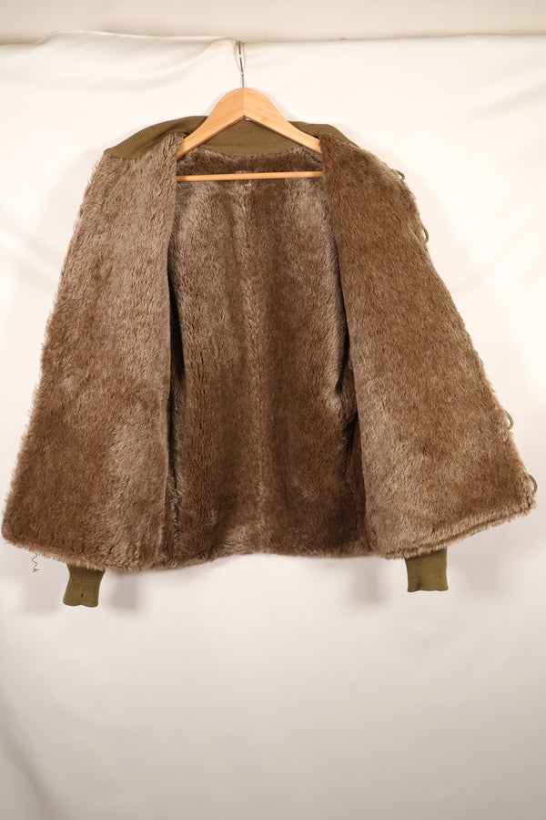 1940s WWII M-43 Field Jacket with thermal liner, used.