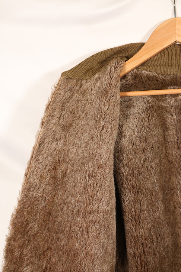 1940s WWII M-43 Field Jacket with thermal liner, used.